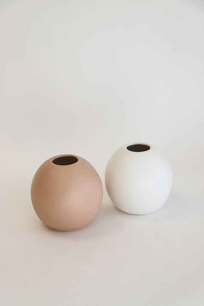 Studio Porcelain Sphere Vase