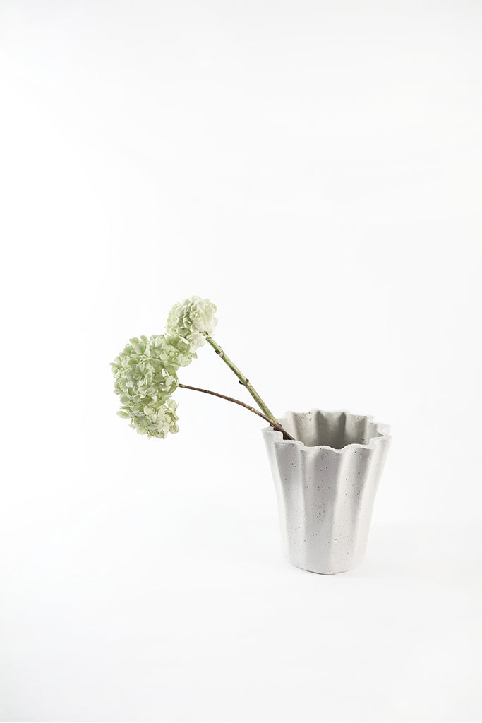 Concrete Look Designer Vase