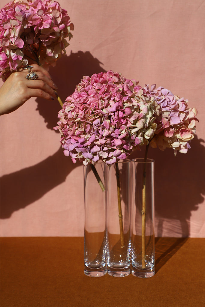 Glass Cylinder Bud Vase