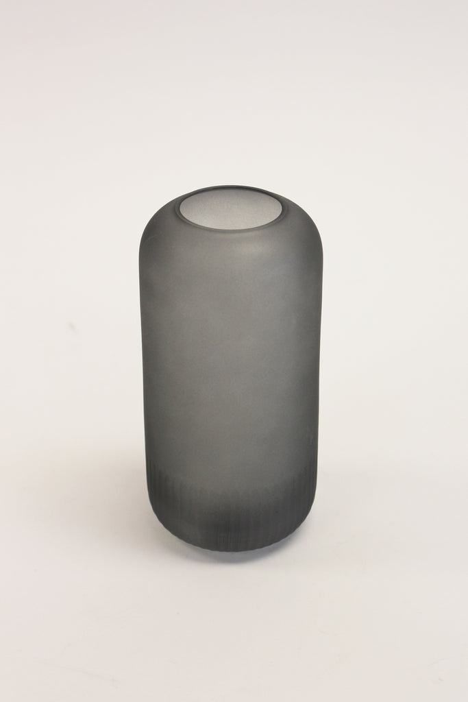 Glass Cylinder Cut Line Vase