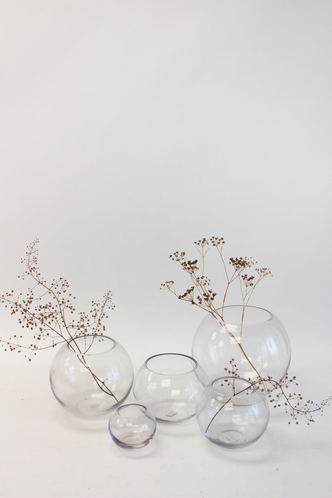 Glass Fishbowl Vase