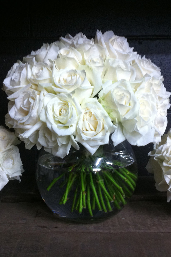 Glass Fishbowl Vase