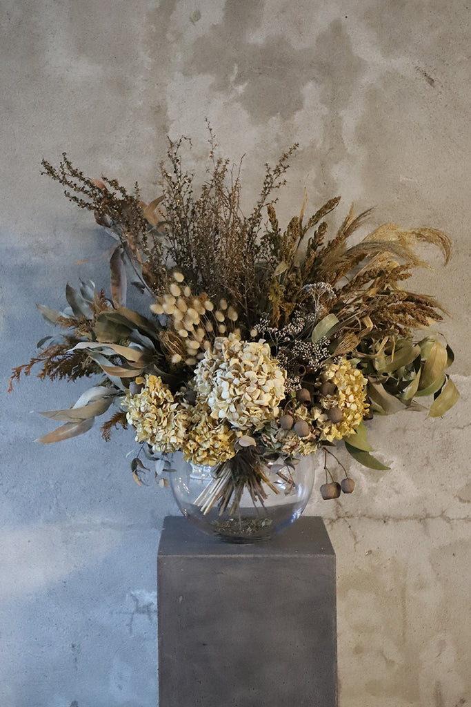 Glass Fishbowl Vase